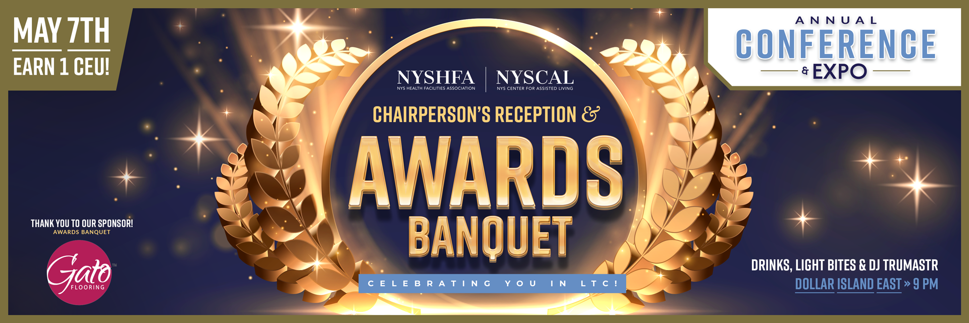 Reception & Awards Banner